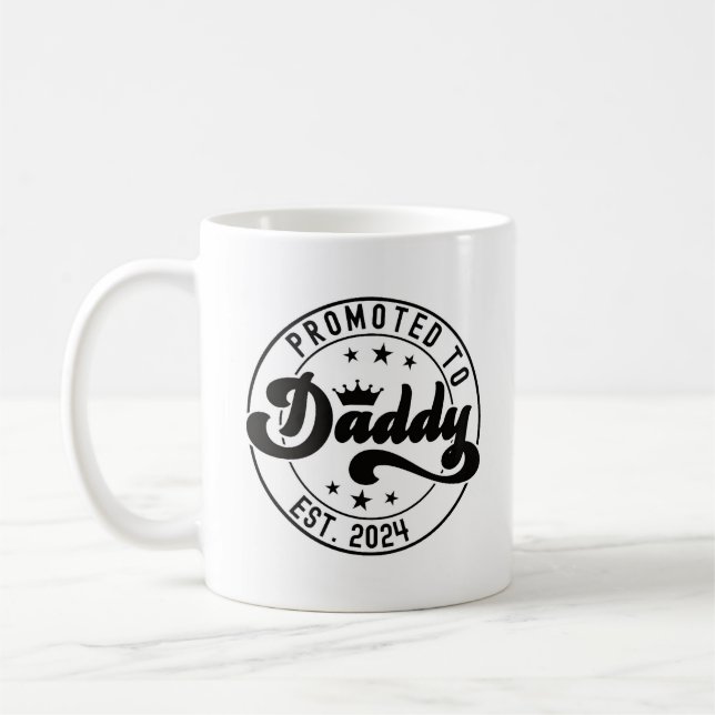 Caneca De Café Promovido a Papai 2024 (Esquerda)