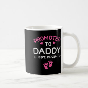Caneca De Café Promovido a Papai É uma Menina Est 2026 Novo Pai F