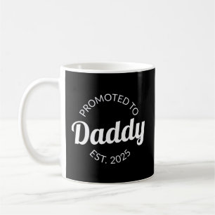 Caneca De Café Promovido a Papai Est. 2025 Eu