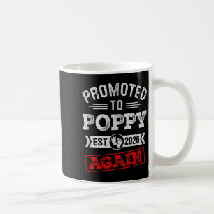Caneca De Café Promovido À Poppy Novamente 2026 Anúncio De Gravid