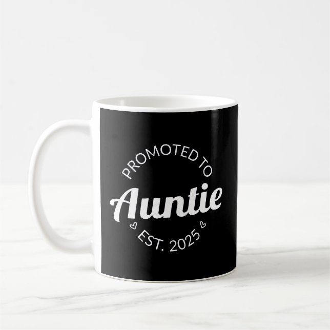 Caneca De Café Promovido À Tia Est. 2025 I (Esquerda)