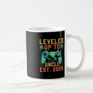 Caneca De Café Promovido a Tio 2025 Nível Máximo Tio Est 202