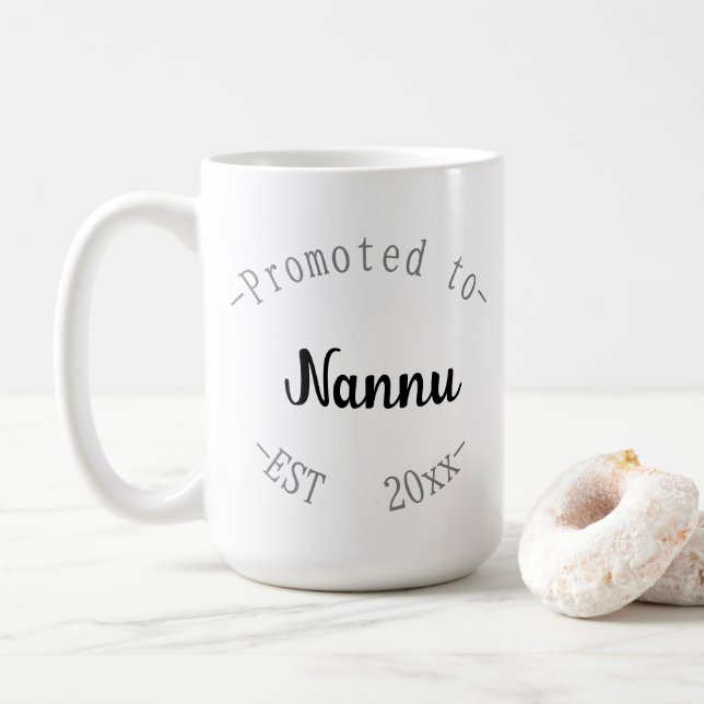 Caneca De Café Promovido a Vovô (Com Donut)