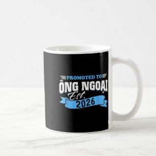 Caneca De Café Promovido a Vovô Est 2026 Novo Avô para Ser