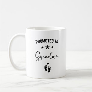 Caneca De Café Promovido à vovó grávida, Mug