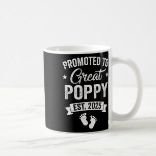 Caneca De Café Promovido Ao Excelente Da Poppy Est 2025 Anúncio D