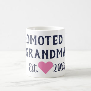 Caneca De Café Promovido Ao Marinho Da Vovó E À Torta Rosa Bril