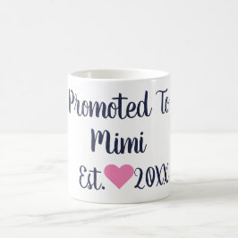 Caneca De Café Promovido Ao Marinho Mimi E À Mug Rosa Brilhante