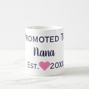 Caneca De Café Promovido Ao Marinho Nana E Ao Mug Rosa
