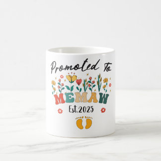 Caneca De Café Promovido ao Memaw est. 2025: Um Ano Especial para