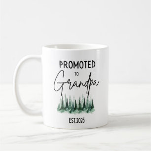 Caneca De Café Promovido Ao Vovô Mug 2025, Avô Mug Est 2025