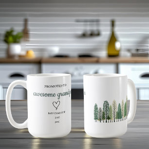 Caneca De Café Promovido para o vovô personalizado incrível