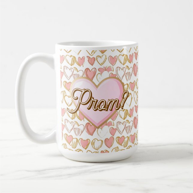 Caneca De Café Promposal | Asking a Girl to Prom (Esquerda)