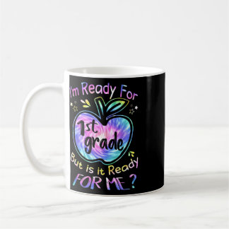 Caneca De Café Pronto Para 1ª Série Tie Dye Volta às Aulas Olá F