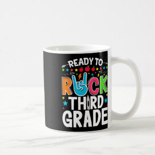 Caneca De Café Pronto Para Balançar a Terceira Série Divertido Pr