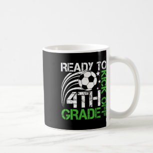 Caneca De Café Pronto Para Chutar o Futebol da 4ª Série Byll Retr