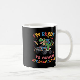 Caneca De Café Pronto Para Esmagar Caminhão Monstro Jardim de Inf