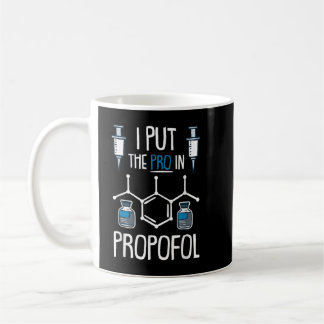 Caneca De Café Propofol Enfermeiro Médico Presente De Anestesia