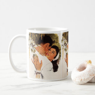 Caneca De Café Proposta de casamento retrô, Amor e Romance