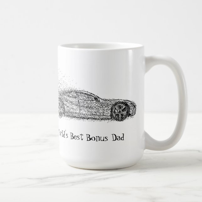 Caneca De Café Proposta de melhor Pai de carro do mundo (Direita)