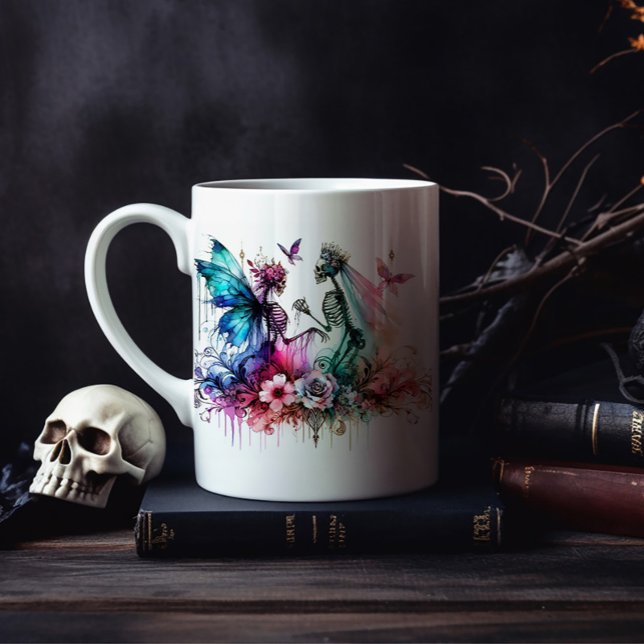 Caneca De Café Proposta Gótica Dia dos Namorados (Criador carregado)