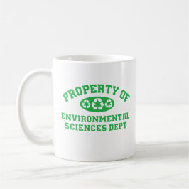Caneca De Café Propriedade Das Ciências Ambientais