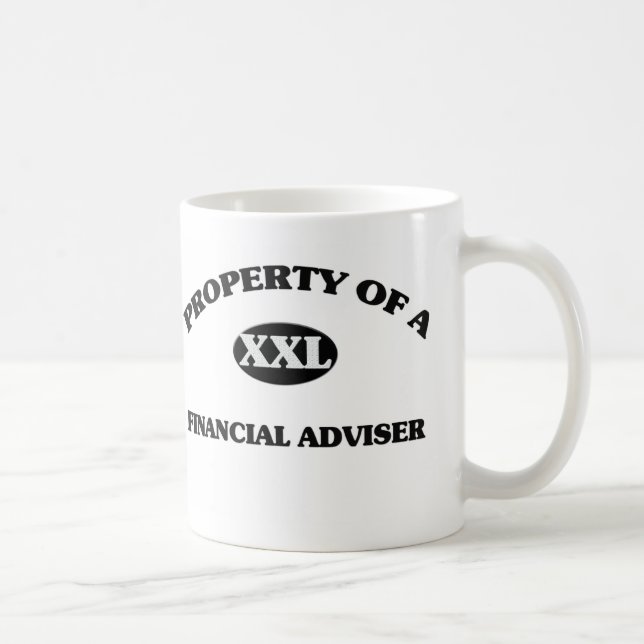 Caneca De Café Propriedade de um CONSELHEIRO FINANCEIRO (Direita)