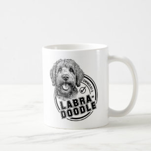 Caneca De Café Propriedade de um Labradoodle