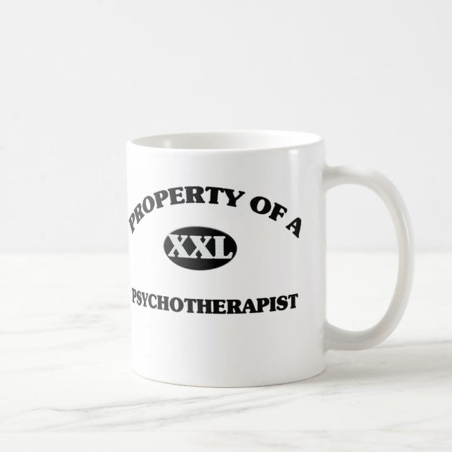 Caneca De Café Propriedade de um PSYCHOTHERAPIST (Direita)