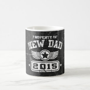 Caneca De Café Propriedade do novo papai 2015