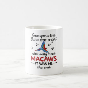 Caneca De Café Proprietário da Macaw Oferece Presente Escarlate R