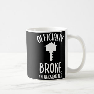 Caneca De Café Proprietário de Casa Nova Ly Quebrada Engraçado Do