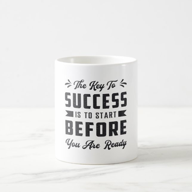 Caneca De Café Proprietário De Negócios A Chave Para O Sucesso É  (Centro)
