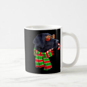 Caneca De Café Proprietários de Cães Labrador Preto Natal Xmas Fé