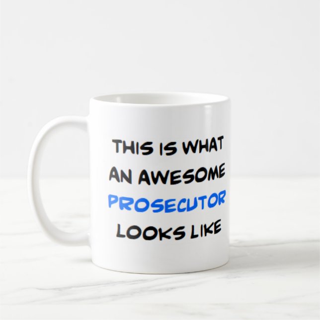 Caneca De Café prosecutor, awesome (Esquerda)