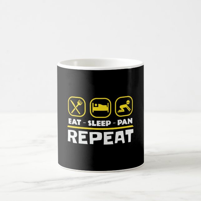 Caneca De Café Prospecção de garimpo de ouro East Sleep Pan Repea (Centro)