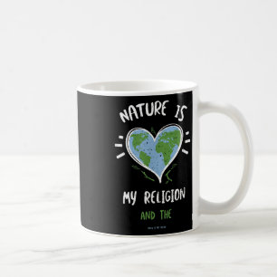 Caneca De Café Proteção Ambiental_ A Natureza É Minha Religião...