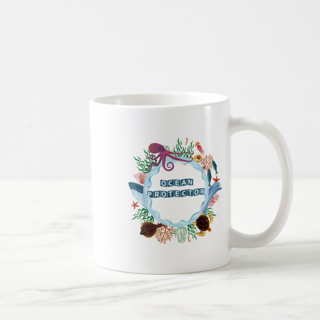 Caneca De Café Proteção ambiental Conservação da Natureza, Ocea (Direita)
