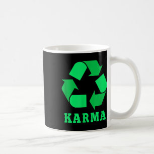 Caneca De Café Proteção ambiental contra o Reciclagem de Karma