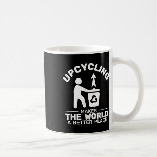 Caneca De Café Proteção ambiental do Reciclagem de subida de bici