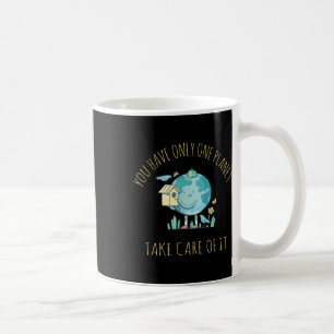 Caneca De Café Proteção Ambiental Mudanças Climáticas Há N
