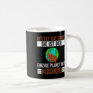 Caneca De Café Proteção Ambiental Proteção Animal Javali Selvagem