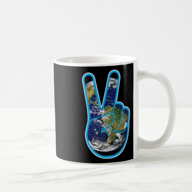 Caneca De Café Proteção Climática Dia Da Mudança Climática Da Ter (Direita)