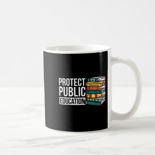 Caneca De Café Protect Public Education  (Direita)