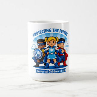 Caneca De Café Protegendo o Futuro Dia Universal da Criança