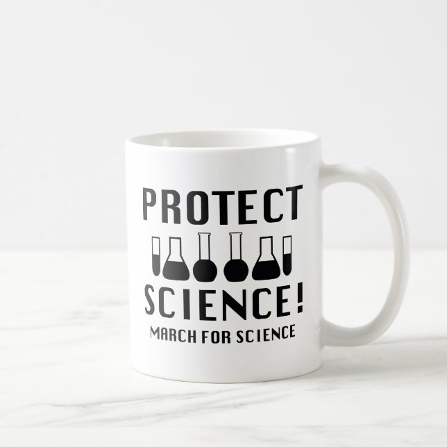 Caneca De Café Proteger ciência (Direita)