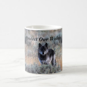Caneca De Café Proteger Lobos Coffee Mug