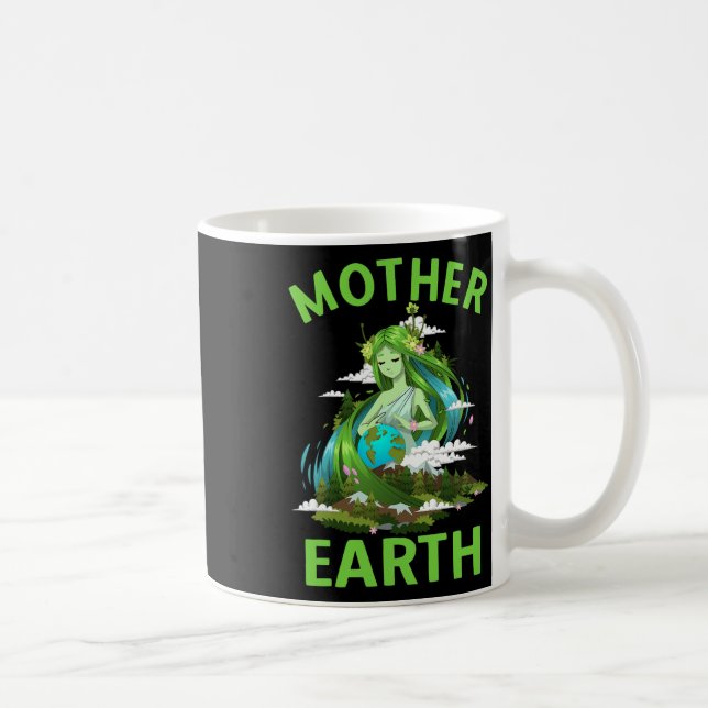 Caneca De Café Proteger o Dia da Terra Mãe (Direita)