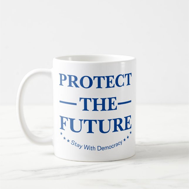 Caneca De Café Proteger O Futuro (Esquerda)