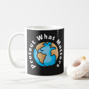 Caneca De Café Proteger o que Importa Eco Terra Design